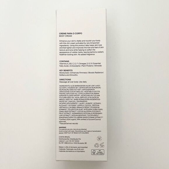 Costa Brazil Crème Para O Corpo Body Lotion NIB - Picture 4 of 5